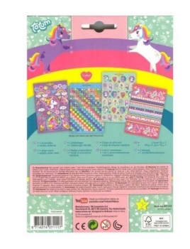 Набор для творчества Totum Единорог 400 стикеров (071117) - Pampik - 2