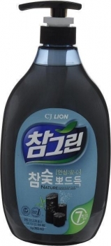 Средство для мытья посуды Lion Древесный уголь, 965 мл - Pampik