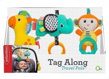 Навісні іграшки Infantino У подорож, 3 шт. (206942I) - Pampik