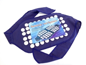 Пояс масажно-акумунктурний Onhillsport, 30х20 см, синій (MS-1252-1) - Pampik - 2