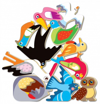 Дерев'яні балансири Quokka Птахи (QUOKA002BT) - Pampik - 6