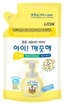 Мило-піна для рук Lion Ai Kekute, для чутливої ​​шкіри (запаска), 200 мл - Pampik
