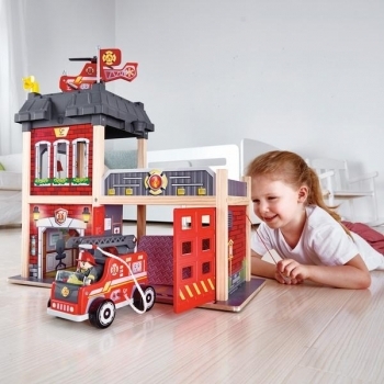 Ігровий набір Hape Пожежна частина (E3023) - Pampik - 3