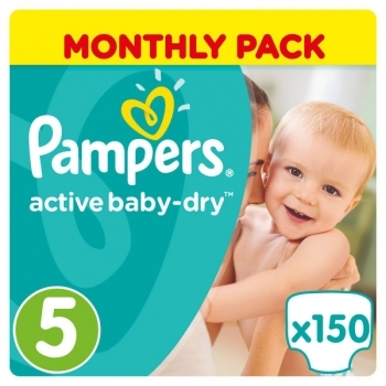 

Уценка. Подгузники Pampers Active Baby-Dry 5 (11-18 кг), 150 шт