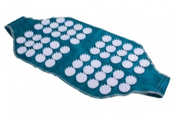Пояс масажно-акумунктурний Onhillsport, 30х20 см, бірюзовий (MS-1252-7) - Pampik