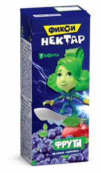 Нектар Фіксики Яблуко-чорниця, 200 г - Pampik