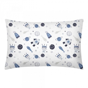 Наволочка Cosas Space, бязь, 70х50 см, белый - Pampik