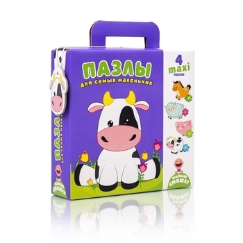 

Пазлы Vladi Toys Коровка для самых маленьких, рус. (VT2901-05)