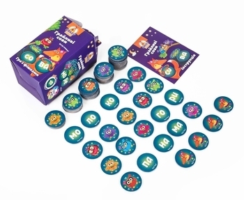 Гра з фішками Vladi Toys Crazy Koko Шалені сови. Бачу слово, укр. мова (VT8033-04) - Pampik - 2