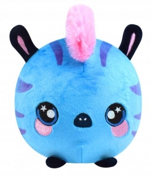 Ароматна м'яка іграшка Squeezamals S3 Зебра Брайан, 9 см (SQS00867B) - Pampik