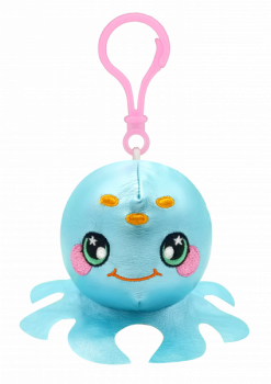 Ароматная мягкая игрушка-брелок Squeezamals S3 Осьминог Кенди, 6 см (SQS00866C) - Pampik