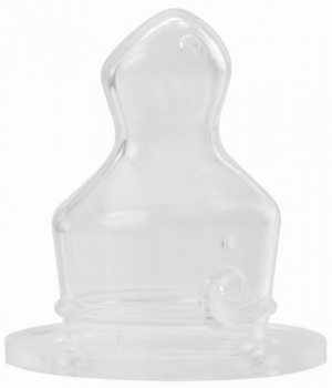 Соска силіконова Baby-Nova, плоска, для чаю, від 6 міс. (3961350) - Pampik