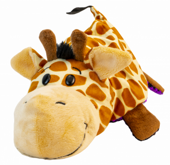 М'яка іграшка ZooPrяtki 2 в 1 Жираф і Бегемот, 30 см (519IT-ZPR) - Pampik - 2