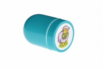 Штамп с чернилами Goki Овечка, голубой (15344G-6) - Pampik