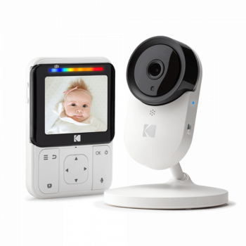 Цифрова відеоняня Kodak Hd WiFi Cherish С220, з батьківським блоком (C220000C220) - Pampik