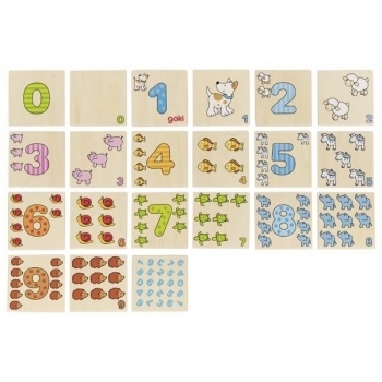 Гра мемо Goki Вчимося рахувати (56806G) - Pampik