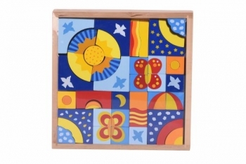 Конструктор дерев'яний Goki Метелики (58646G) - Pampik