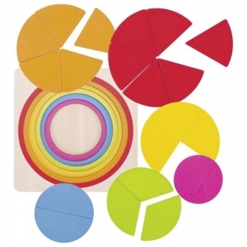 Пазл-вкладиш Goki Коло (57737G) - Pampik