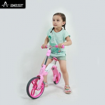 Біговел-самокат Aest B02 2 в 1, рожевий (B02-Pink) - Pampik - 5