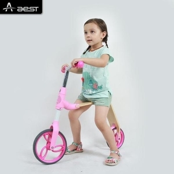 Біговел-самокат Aest B01 2 в 1, рожевий (B01-Pink) - Pampik - 7