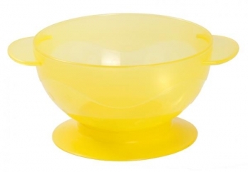 Тарілка на присоску Lindo, жовтий (Рк 033 жел) - Pampik