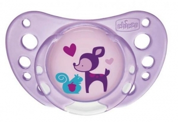 Латексна пустушка Chicco Physio Аіг, 6-16 місяців, рожевий, 2 шт. (75022.11.00.00) - Pampik - 3