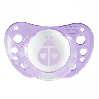 Силіконова пустушка Chicco Physio Аіг, 0-6 місяців, рожевий, 2 шт. (75030.11.00.00) - Pampik - 3