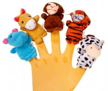 Набор пальчиковых кукол Lindo Зоопарк (P 266 зоо) - Pampik