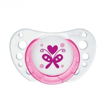 Латексная пустышка Chicco Physio Аir, 0-6 месяцев, розовый, 2 шт. (75020.11.00.00) - Pampik - 3