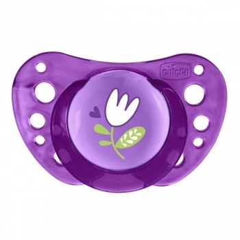 Силіконова пустушка Chicco Physio Аіг, 16-36 місяців, рожевий, 2 шт. (75034.11.00.00) - Pampik - 2