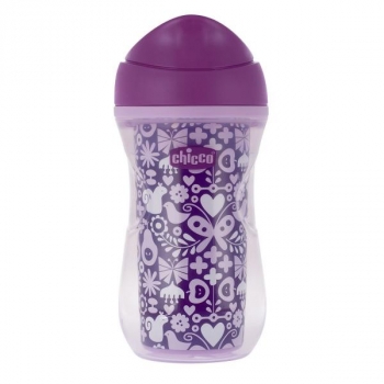 

Поильник-непроливайка Chicco Active Cup, 266 мл, 14+ мес., фиолетовый (06981.10.01