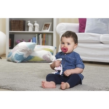 Силіконова пустушка Chicco Physio Soft, 6-12 міс., рожевий (02712.11) - Pampik - 5