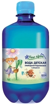 Дитяча природна джерельна вода Fleur Alpine, 0,5 л - Pampik