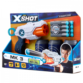 Скорострільний бластер Zuru X-Shot Excel MK 3 (36119Z) - Pampik - 2
