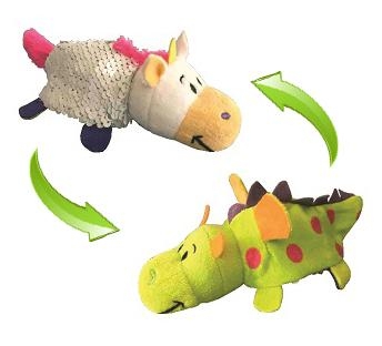 М'яка іграшка ZooPrяtki 2 в 1 Єдиноріг і Дракон, 12 см (551IT-ZPR) - Pampik - 3
