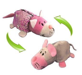 М'яка іграшка ZooPrяtki 2 в 1 Кот і Миша, 12 см (552IT-ZPR) - Pampik - 3