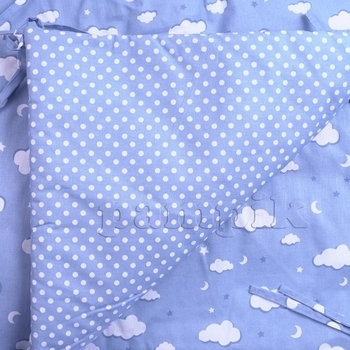 Комплект постільної білизни Руно Хмарка, блакитний (977У_ (Блакитний) хмарка) - Pampik - 4