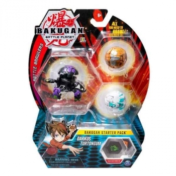 

Игровой набор Spin Master Bakugan Darkus Turtonium, три фигурки (SM64424-3