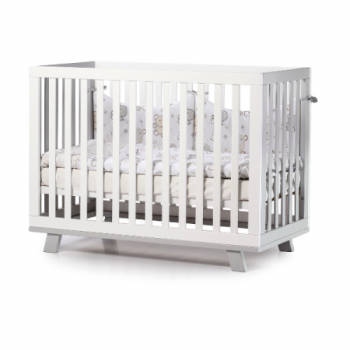 Дитяче ліжко Верес Мангеттен, білий з сірим (1.1.70.32.17) - Pampik - 3