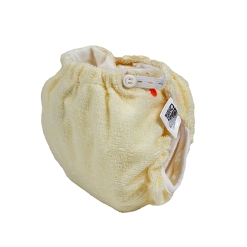 Подгузник трикотажный ЭКО ПУПС Active Classic с вкладышем Abso Maxi, 3-6 кг, желтый (ТП2ВК4-1ж) - Pampik - 2