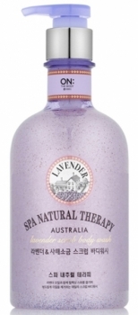 Скраб для тіла LG Household & Health Veilment Natural Spa Lavender Dead Sea, 400 мл - Pampik