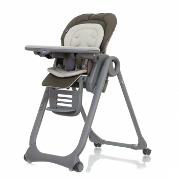 Стульчик для кормления Chicco Polly Magic Relax, серый с бежевым (79502.85) - Pampik - 4