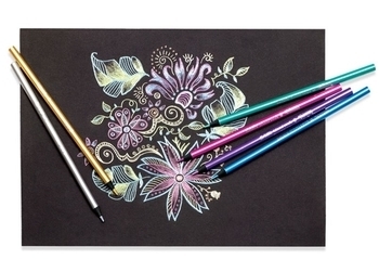 Карандаши цветные Colorino Metallic, круглые, мягкие, 10 цветов (34678PTR) - Pampik - 3