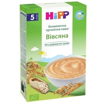 

Уценка. Безмолочная органическая каша HiPP Овсяная, 200 г