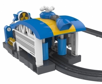 Ігровий набір Silverlit Robot Trains Мийка Кея, зі звуком (80171) - Pampik - 3