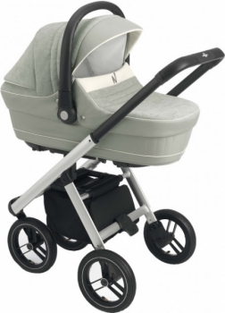 Універсальна коляска Neonato 3 в 1 Puro Solid, світло-сірий (N902-T736) - Pampik