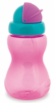 Поїльник спортивний з трубочкою Canpol babies, 270 мл, рожевий (56/109_pin) - Pampik