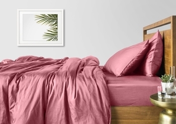 Наволочка Cosas, сатин, 70х50 см, пудра - Pampik - 4