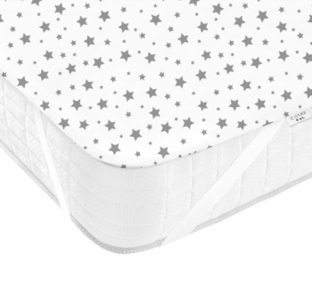 Наматрацник-поверхня Cosas Зірки, непромокальний, 120х70 см, білий - Pampik - 2