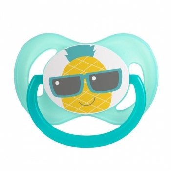 Силіконова симетрична пустушка Canpol Babies So Cool, 18+ міс., бірюзовий (22/523_tur) - Pampik